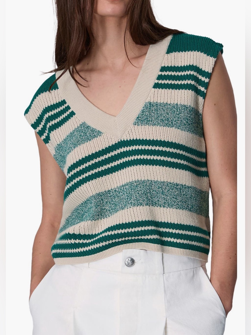 rag & bone
Cyrus Stripe
Sweater Vest
Sporting green